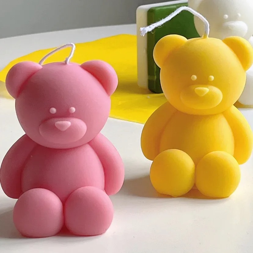Candle Making Workshop - 3D Cute Cartoon Bear Silicone Candle