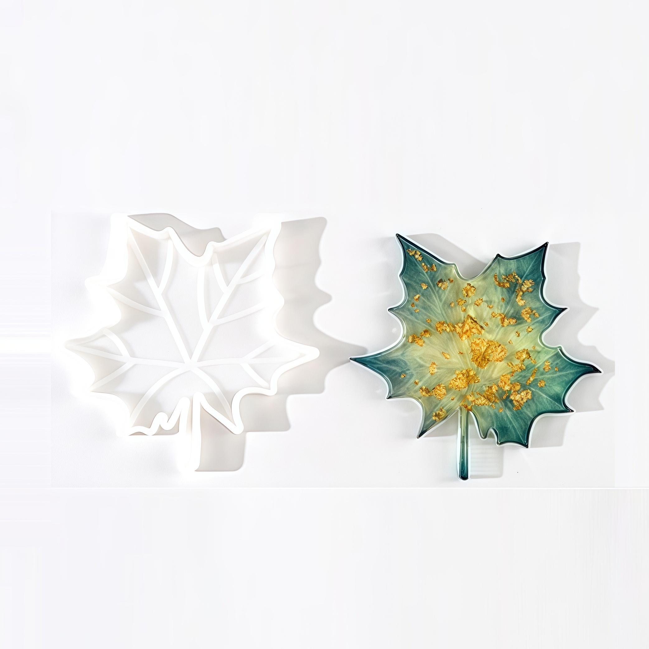 Candle Making Diy - 1PC Maple Leaf shaped Silicone Mold,