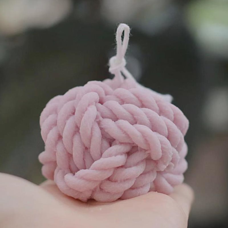 Candle Making Yarn - 〔20E〕|Yarn Ball Shape Silicone Mold Scented