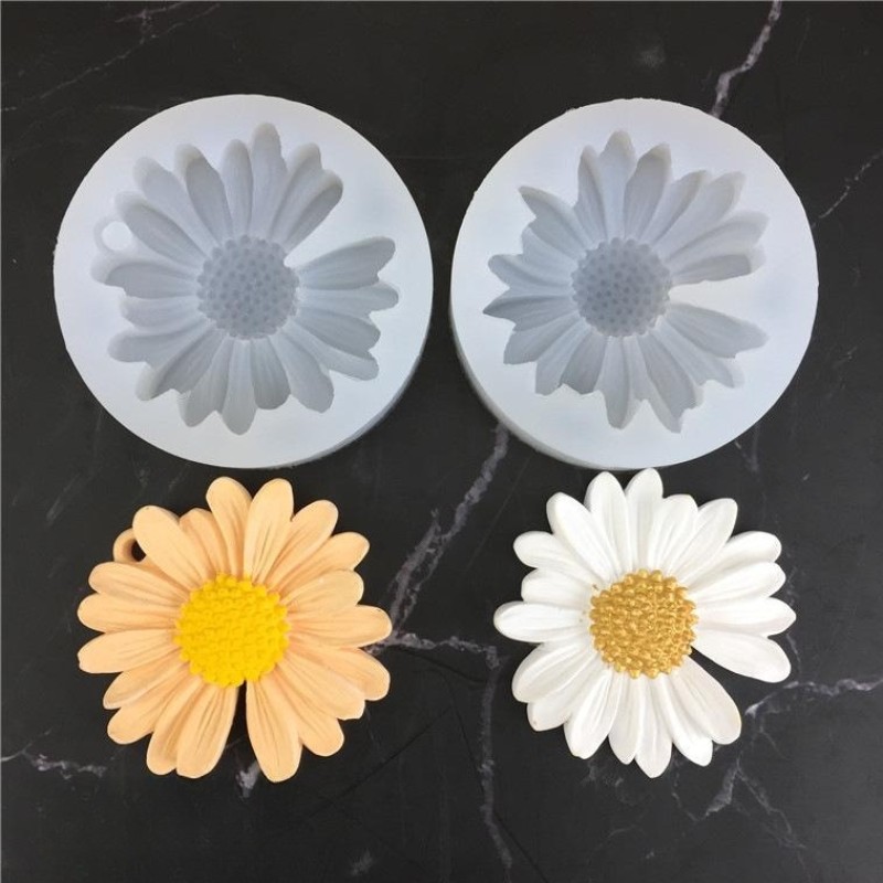 Candle Making Workshop - DIY Candle Silicone Mold Daisy Chamomile