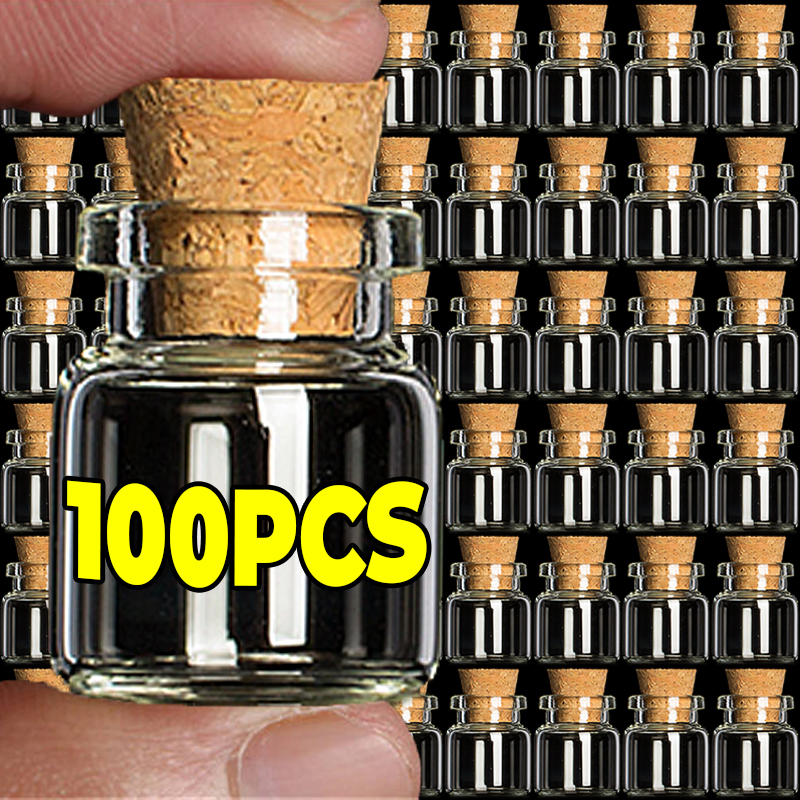 Candle Making Glass Jars - Wholesale Mini Glass Bottles DIY Transparent