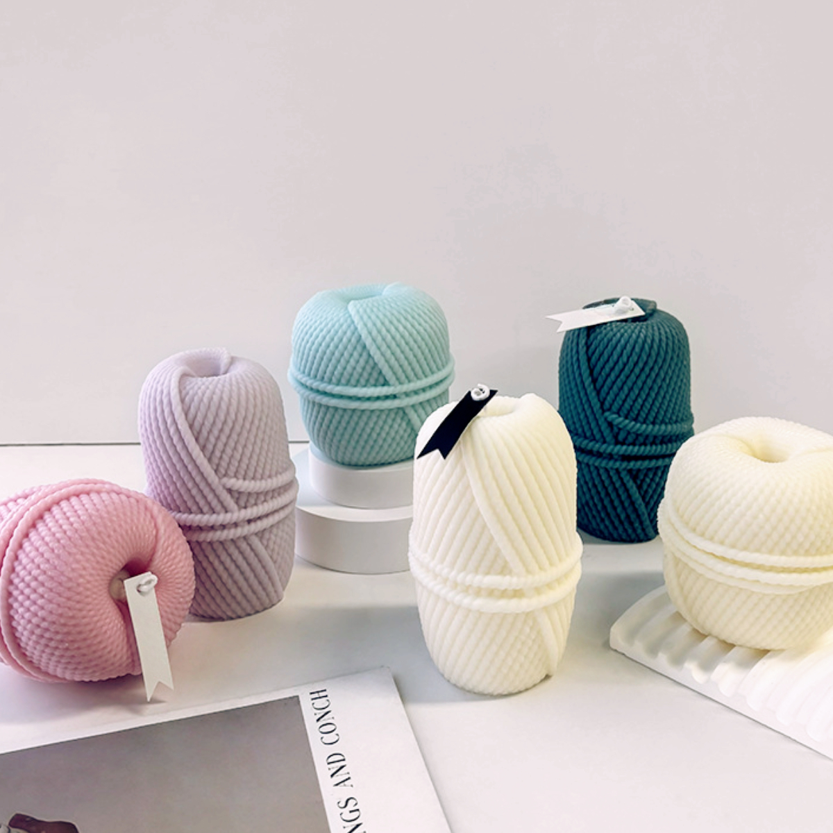 Creative Woolen Yarn Heart Can - Candle Making Yarn 评论和价格