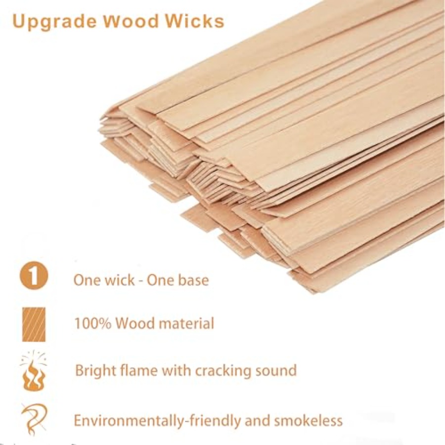 200 Pcs Thicked Wood Candle Wi - Candle Making Homewood 评论和价格