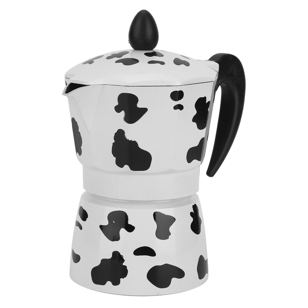 Coffee Brewing Milk Cow Color  - Pour Pot Aluminum 评论和价格