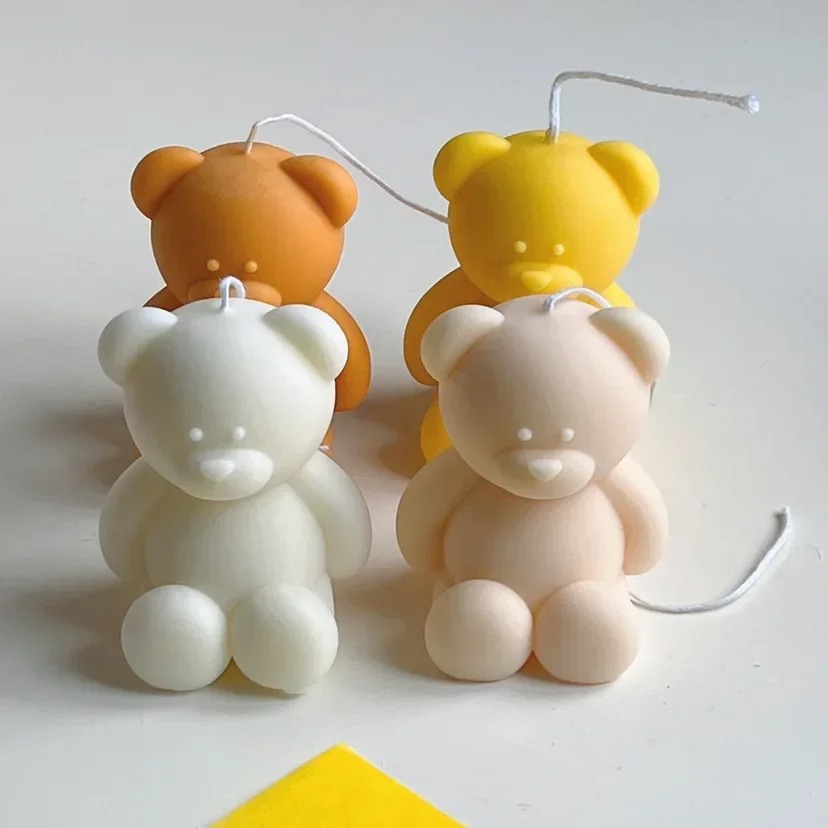 3D Cute Cartoon Bear Silicone  - Candle Making Workshop 评论和价格