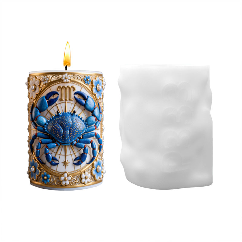 Cancer Zodiac Star Sign Blue C - Candle Making Workshop 评论和价格