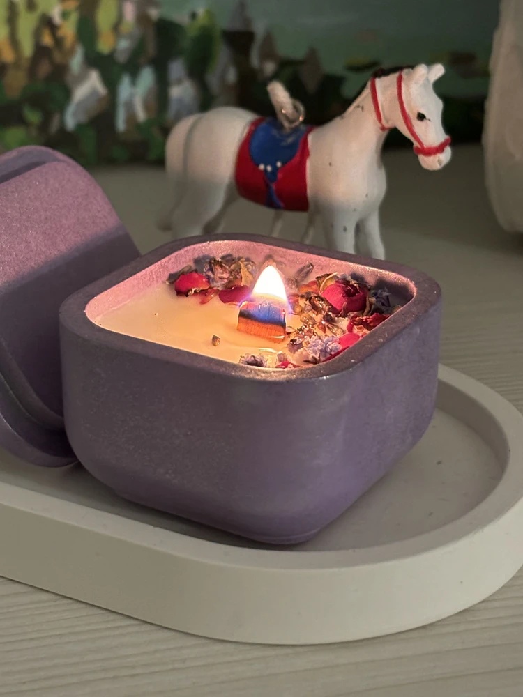 1set DIY Candle Jar Silicone M - Candle Making Jars With Lids 评论和价格