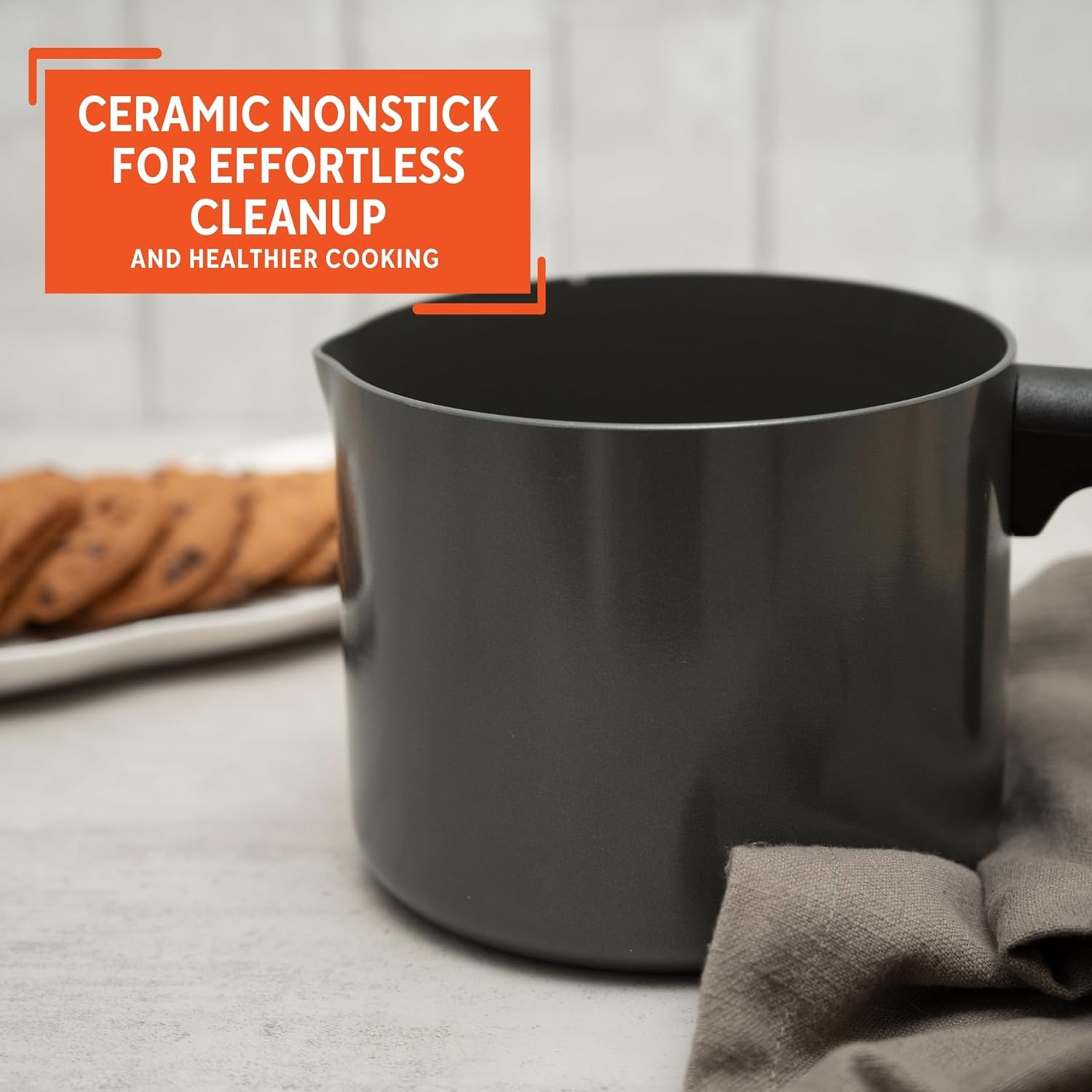 IMUSA 1.3 Qt Ceramic NonStick  - Pour Pot Aluminum 评论和价格