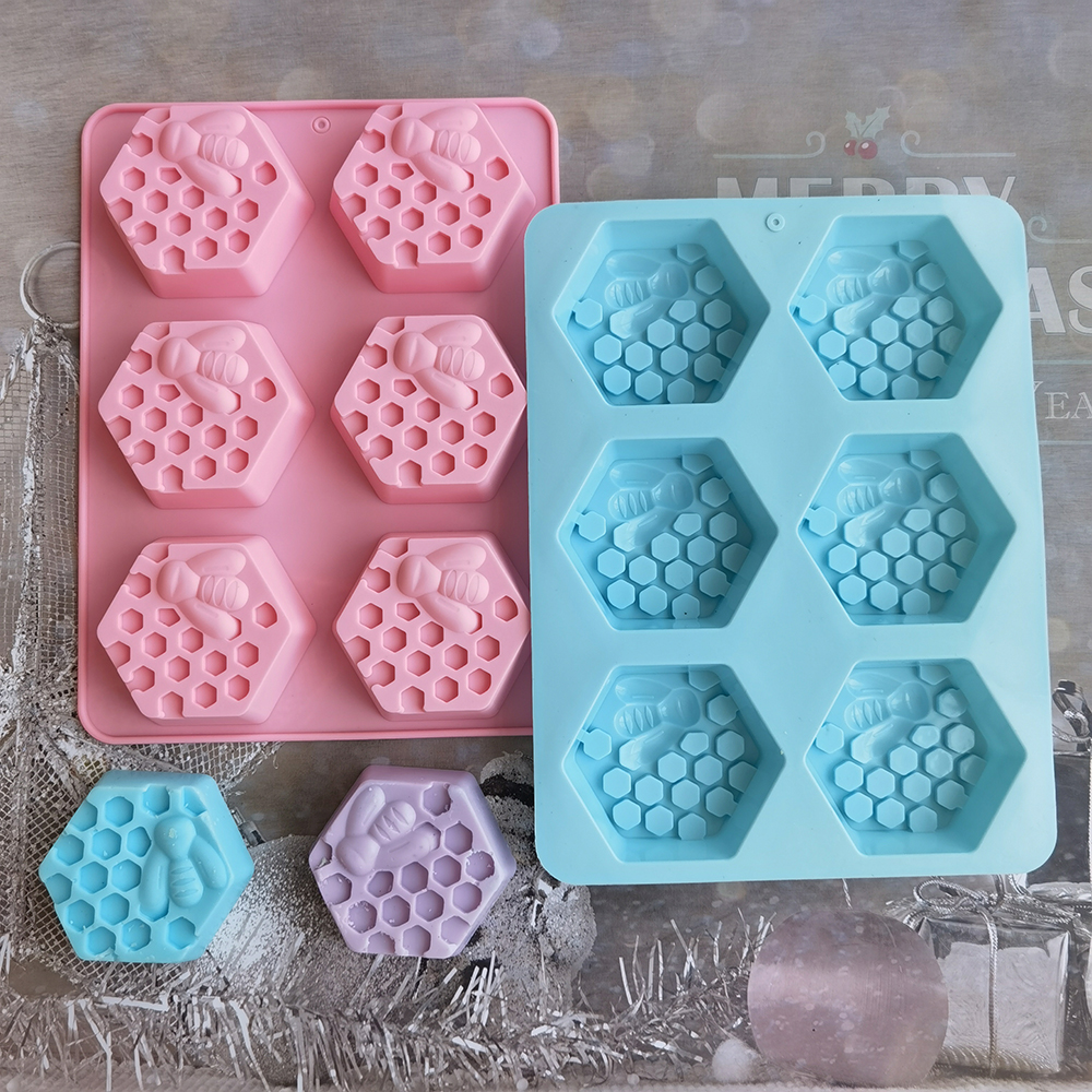 Silicone Hexagonal Bee Soap Mo - Candle Making Tips 评论和价格