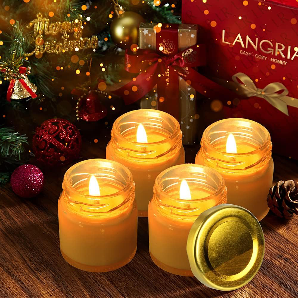Small Glass Jars with Lids, 1. - Candle Making Glass Jars 评论和价格