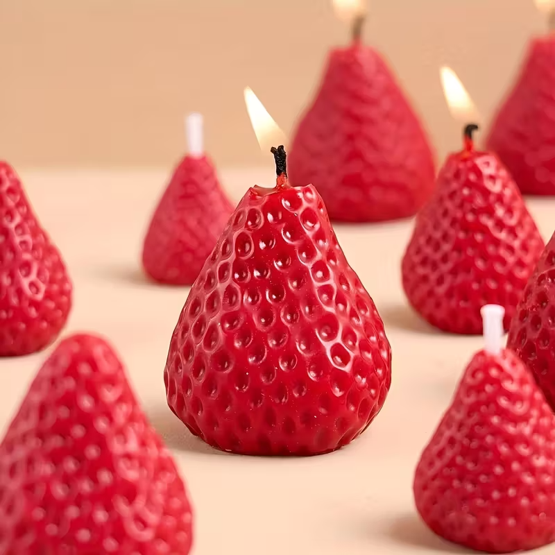 Strawberry Silicone Candle Mol - Candle Making Factory 评论和价格
