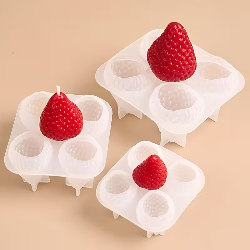 Strawberry Silicone Candle Mol - Candle Making Factory 评论和价格
