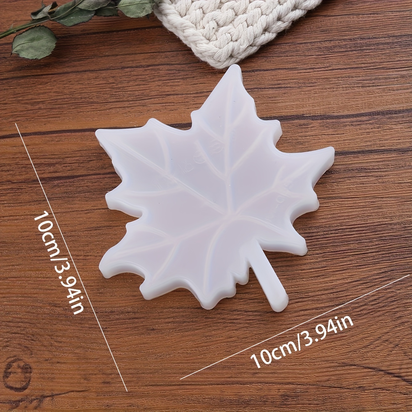 1PC Maple Leaf shaped Silicone - Candle Making Diy 评论和价格