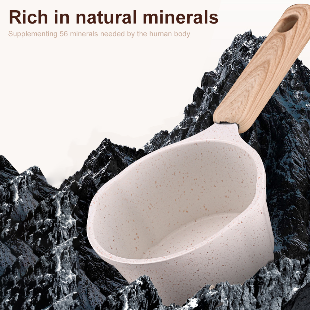 Non-Stick Mini Sauce Pan Woode - Pour Pot Aluminum 评论和价格