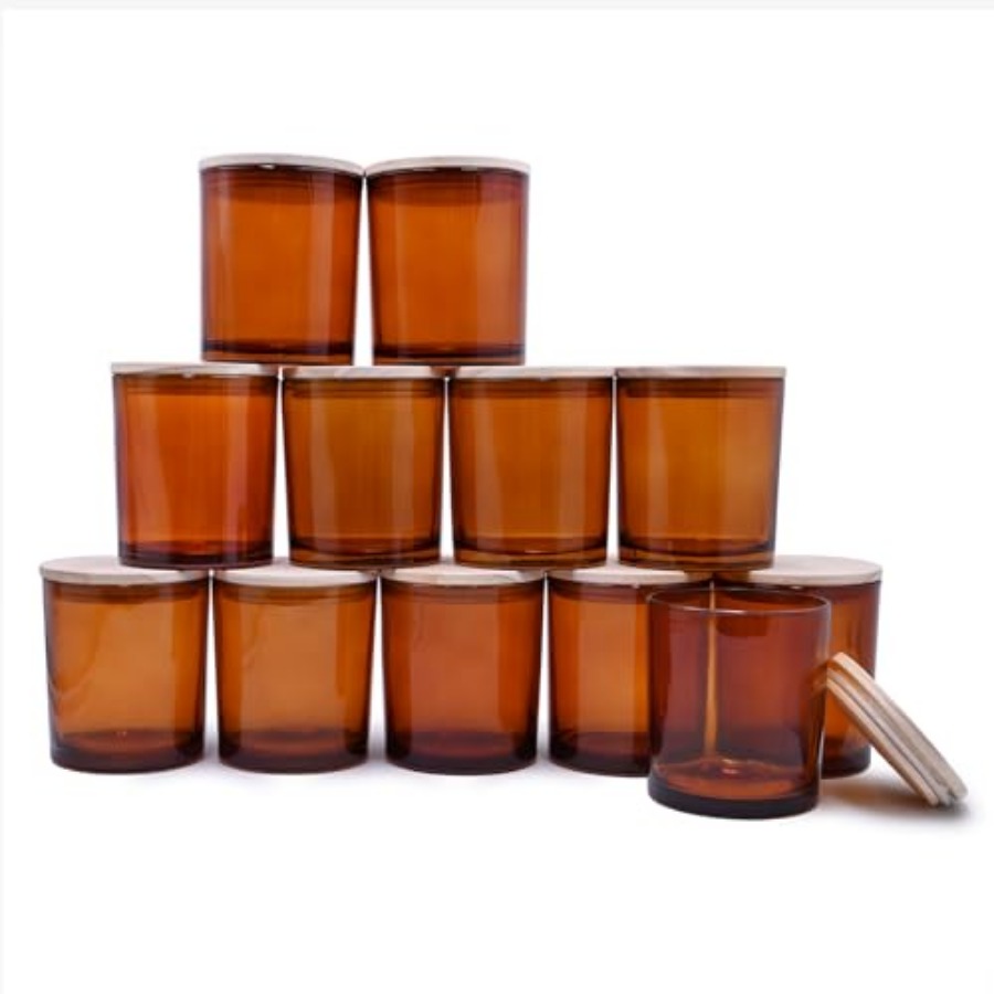 14 OZ Thick Candle Jars for Ma - Candle Making Jars With Lids 评论和价格