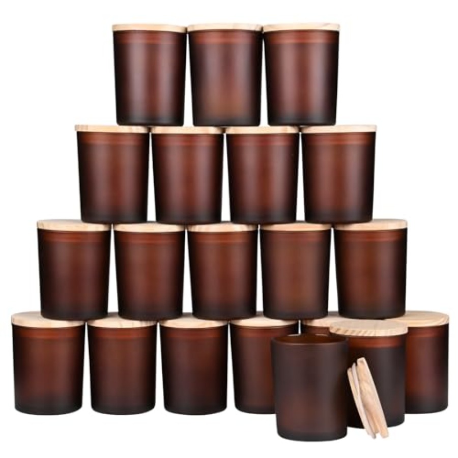 Thick Candle Jars for Making C - Candle Making Jars With Lids 评论和价格