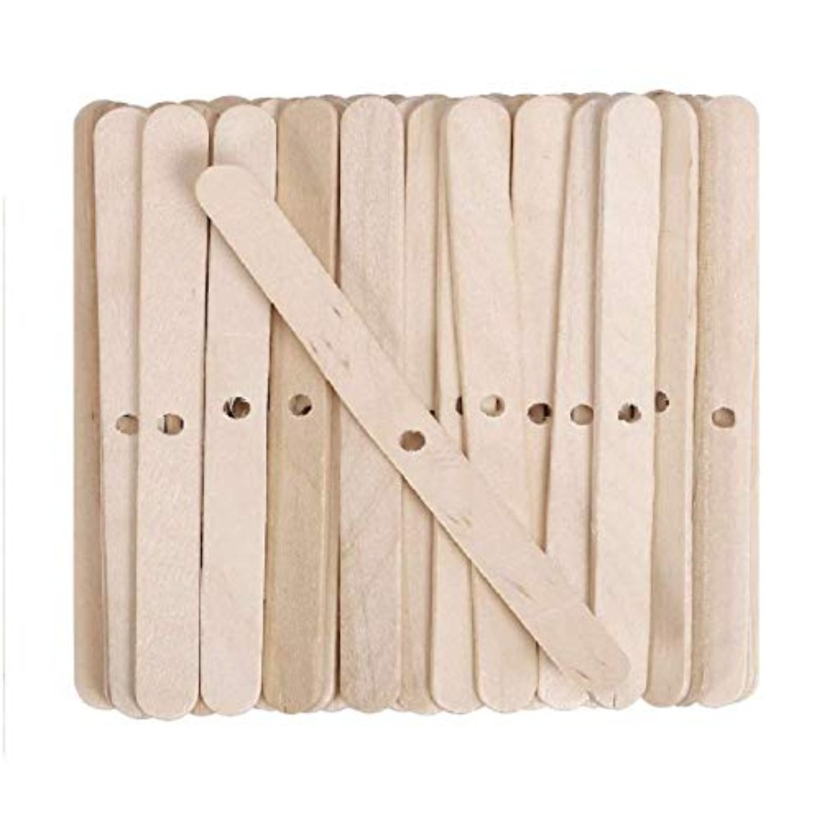 100pcs Wooden Candle Wick Hold - Candle Making Homewood 评论和价格
