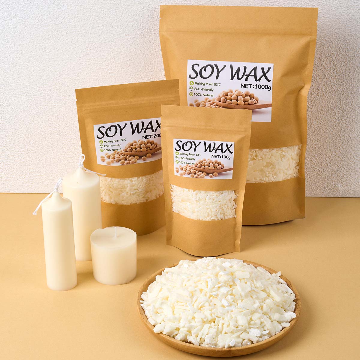 1 Pounds Pure White Soy Wax Fo - Candle Making Tips 评论和价格