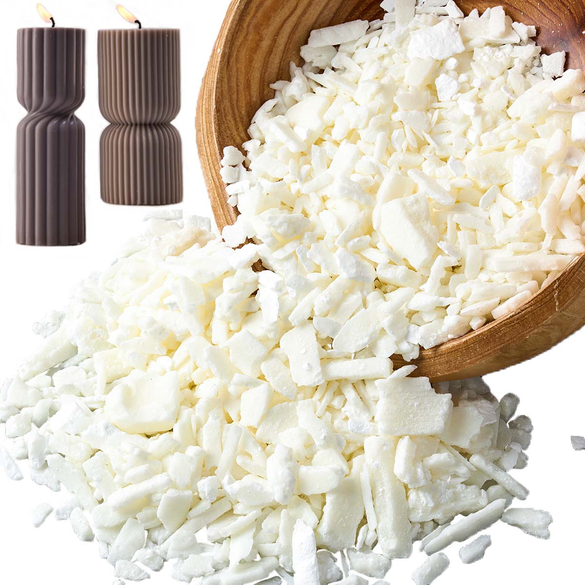 1 Pounds Pure White Soy Wax Fo - Candle Making Tips 评论和价格