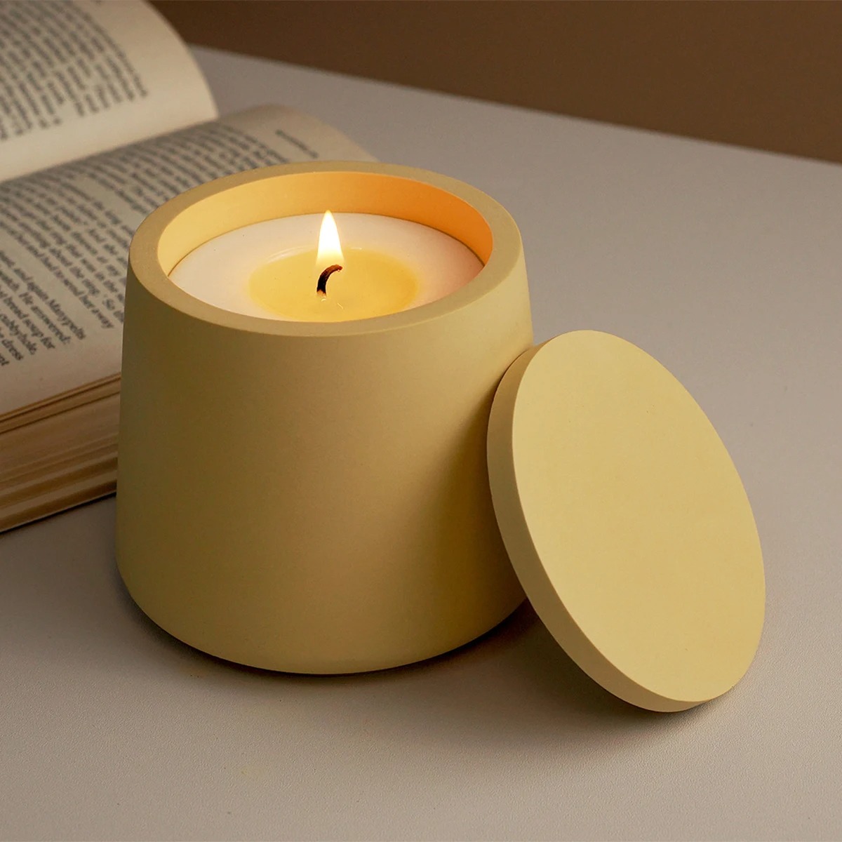 Round Candle Jar Silicone Mold - Candle Making Jars With Lids 评论和价格