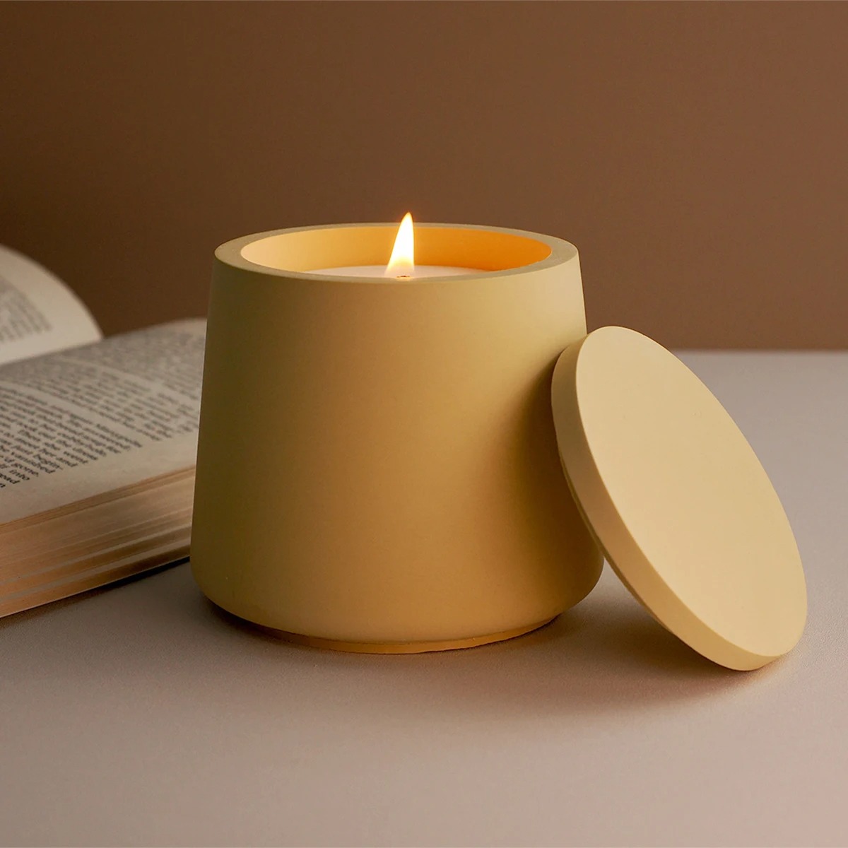 Round Candle Jar Silicone Mold - Candle Making Jars With Lids 评论和价格