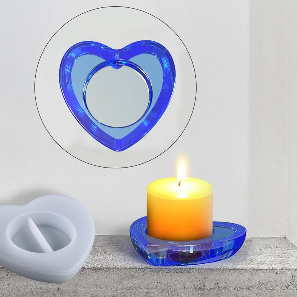 Oval Candlestick Silicone Hear - Candle Making Tips 评论和价格