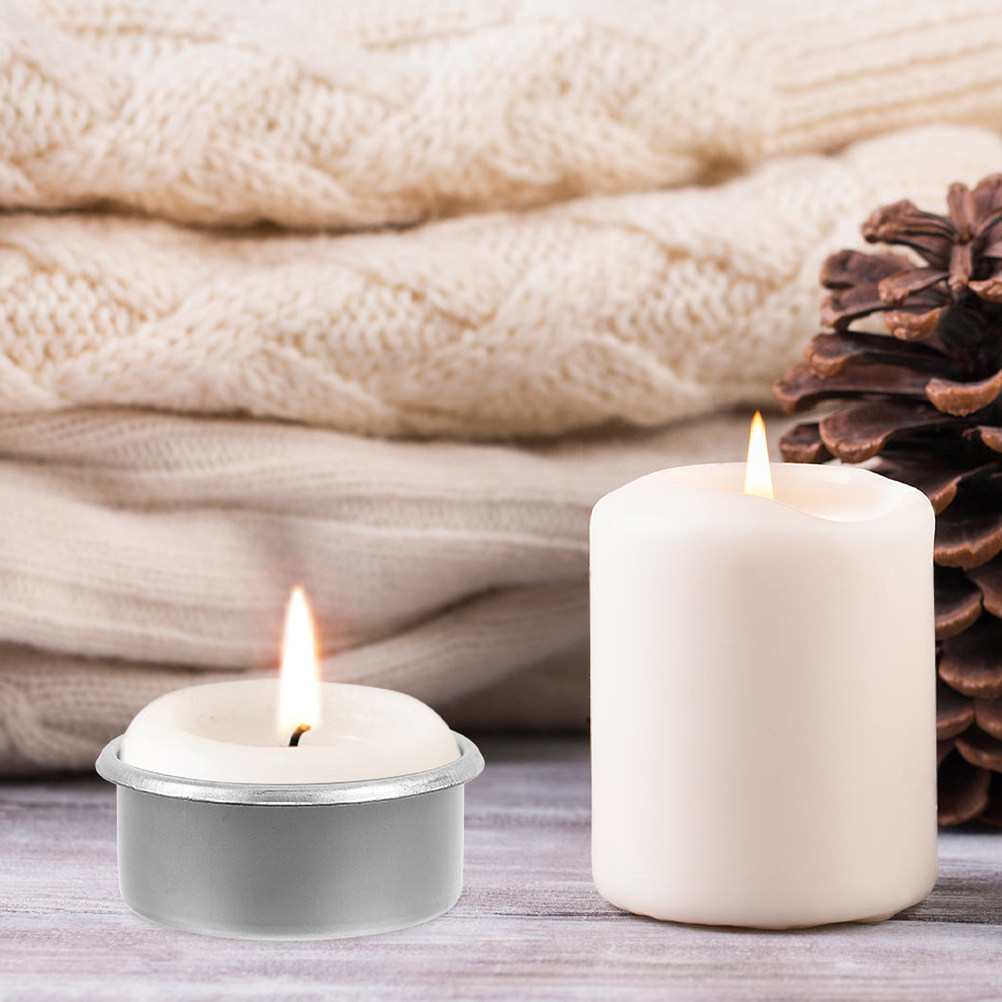 15Pcs Minimalist Metal Tins Te - Candle Making Diy 评论和价格