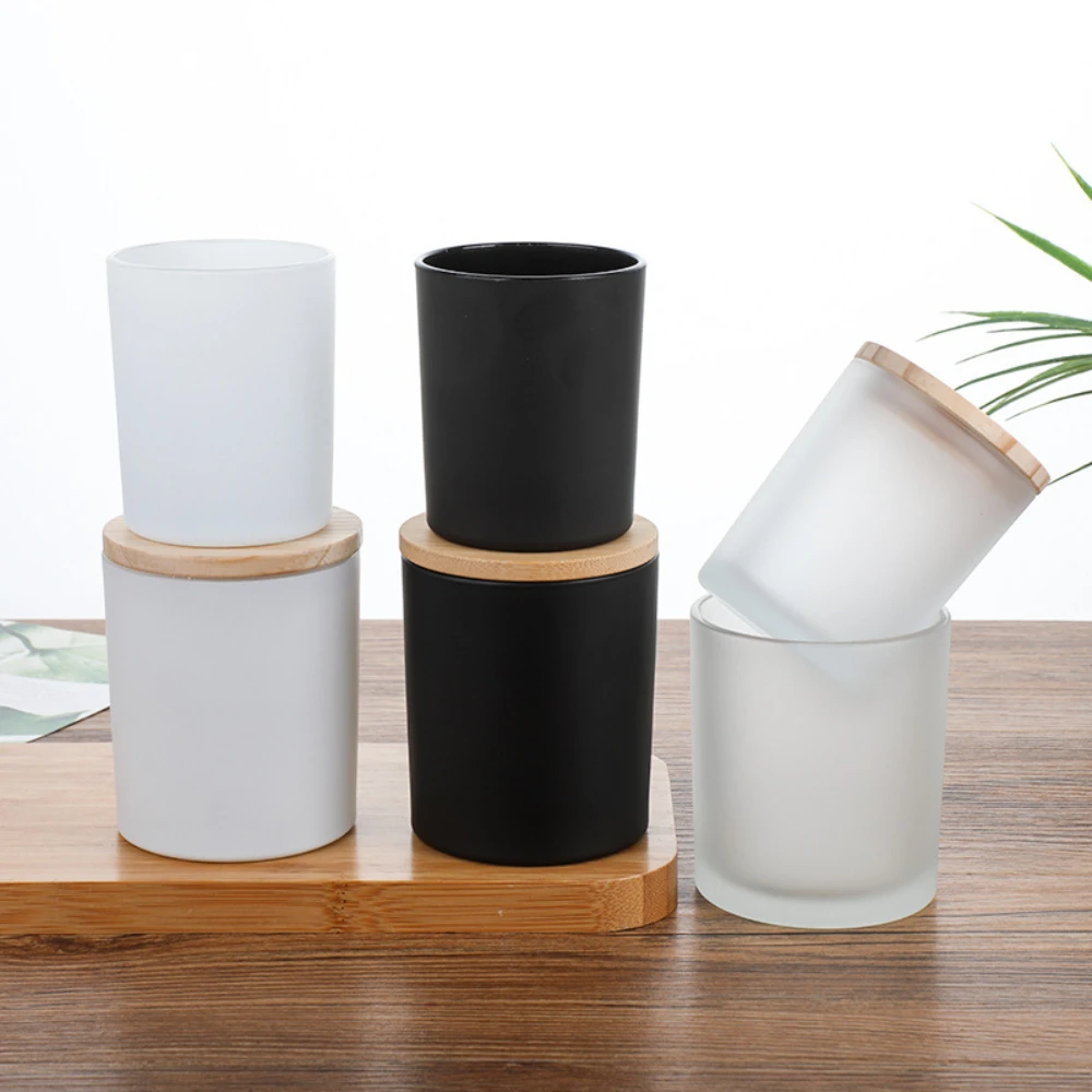Wooden Cover Glass Candle Jars - Candle Making Homewood 评论和价格