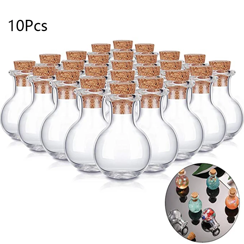 10Pcs Small Glass Bottles Mini - Candle Making Glass Jars 评论和价格