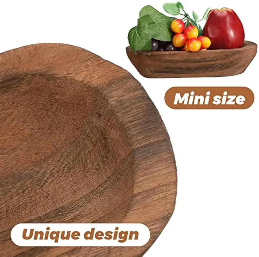 15 Pcs Wood Dough Bowl Bulk- 9 - Candle Making Homewood 评论和价格