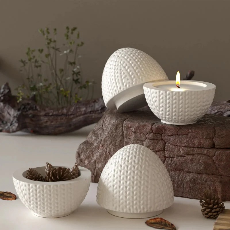 2026New DIY Knitting Yarn Egg  - Candle Making Yarn 评论和价格