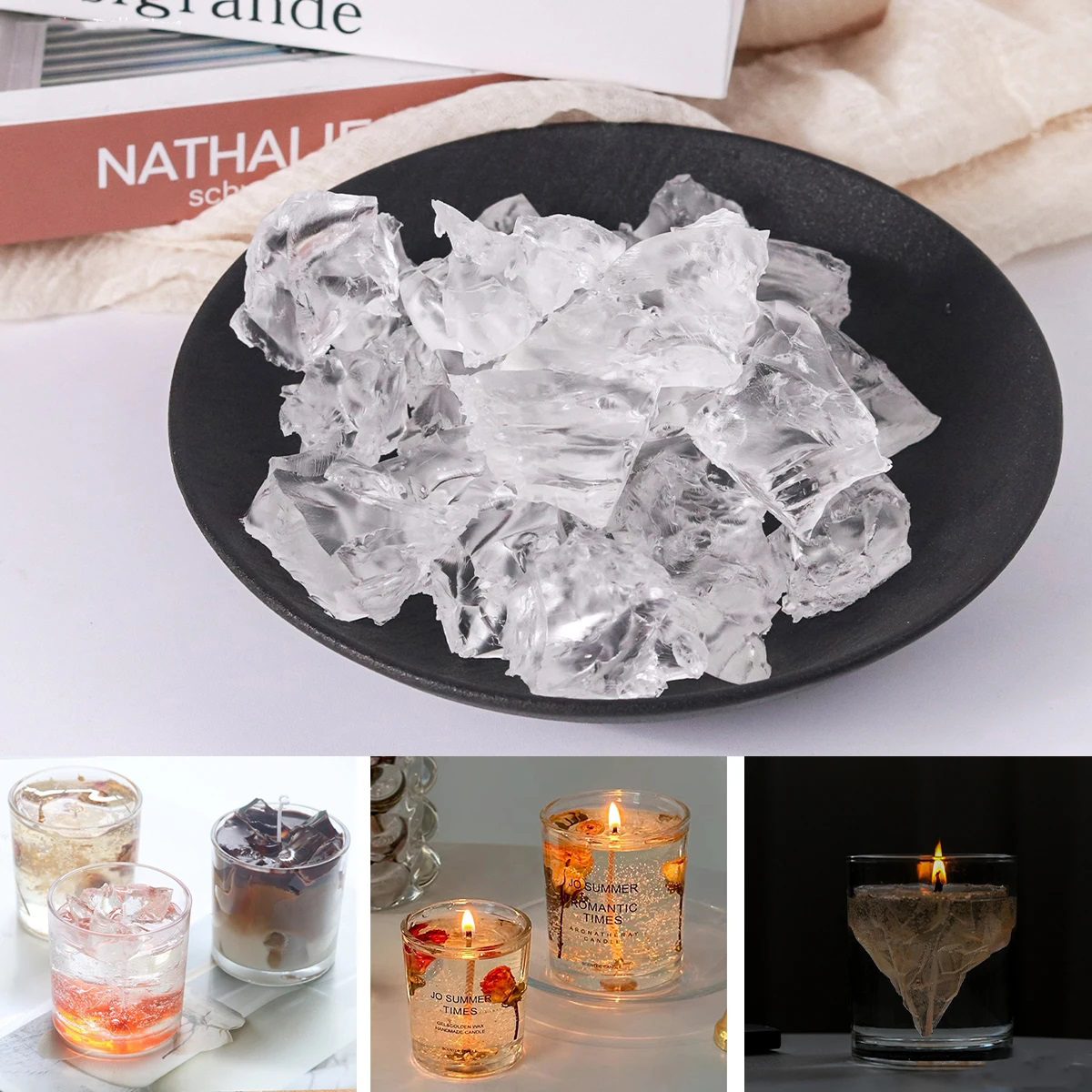 100G 7Colors Jelly Wax DIY Han - Candle Making Tips 评论和价格