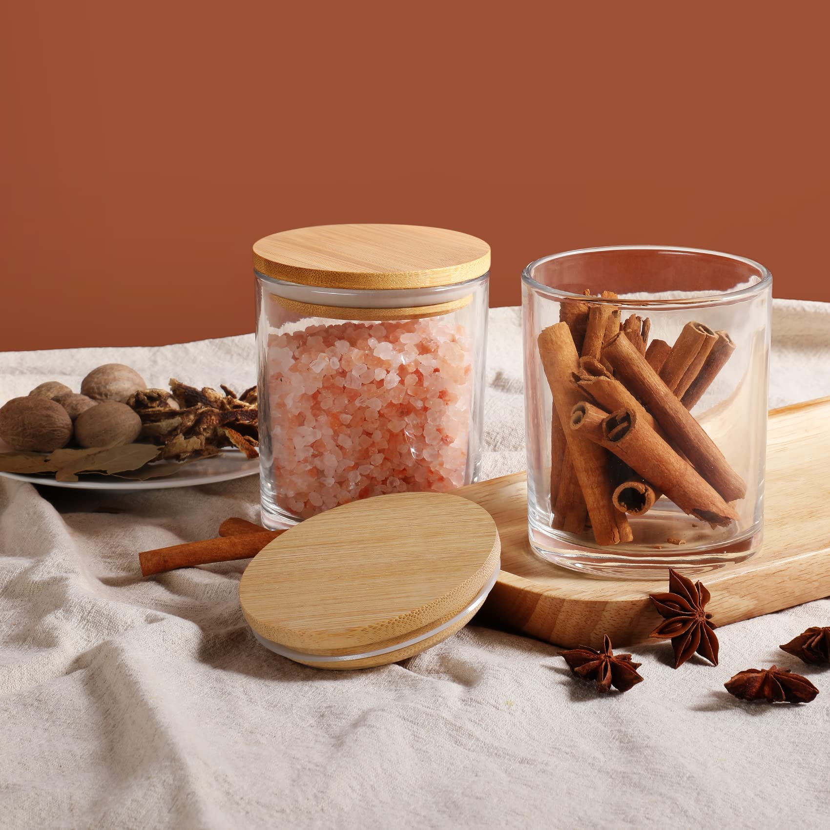 6 Pack Candle Jars with Lids E - Candle Making Jars With Lids 评论和价格