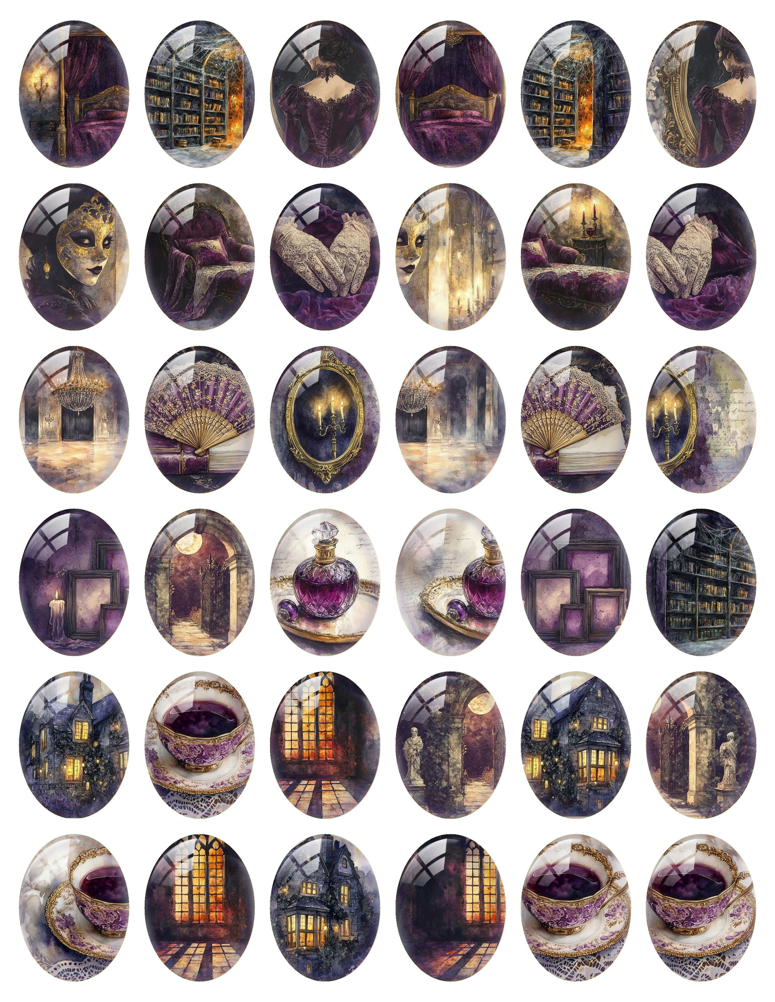 10pcs/lot Halloween Purple Got - Candle Making Diy 评论和价格