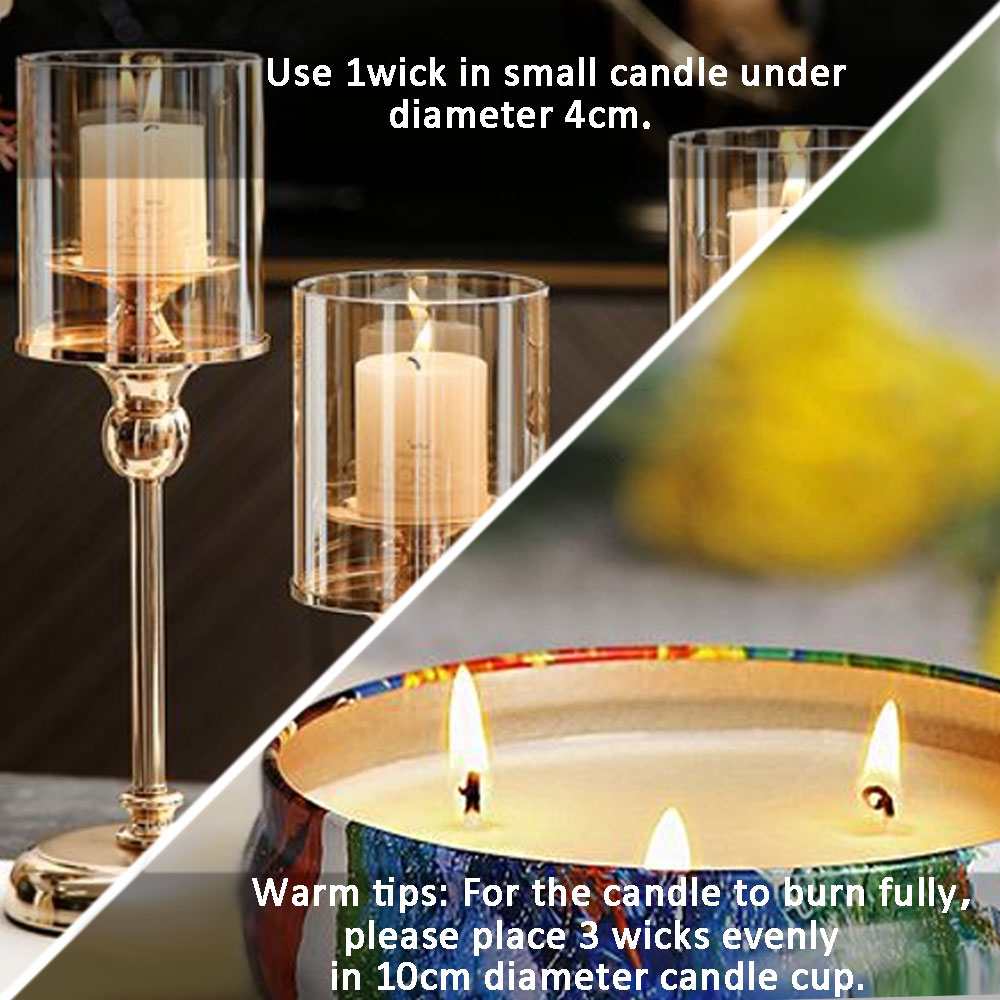 55pcs Flower Candle Wick Wood  - Candle Making Homewood 评论和价格