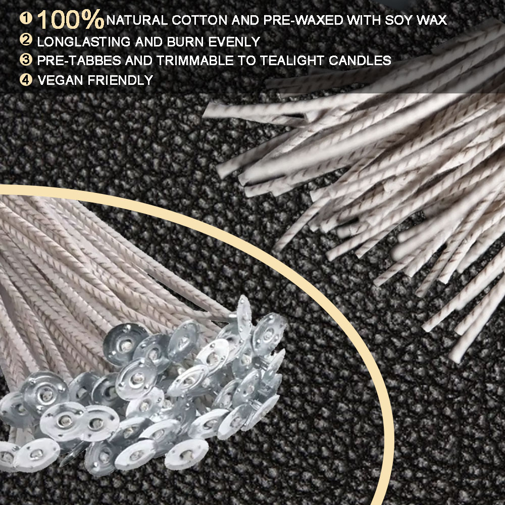 55pcs Flower Candle Wick Wood  - Candle Making Homewood 评论和价格