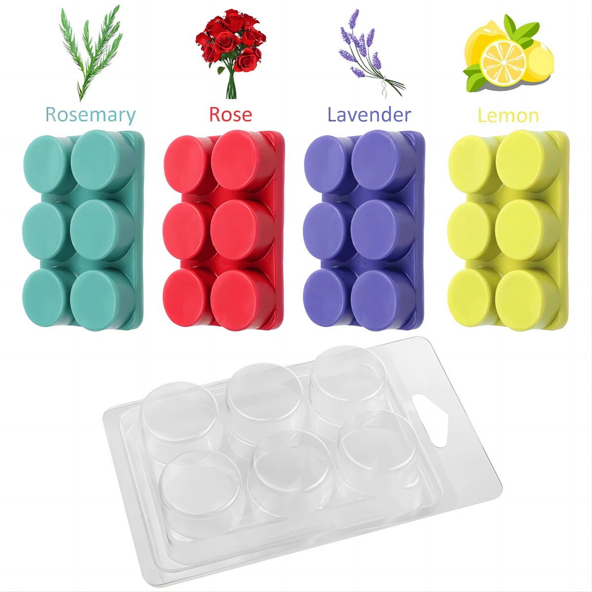 10pcs Wax Melt Mold, Wax Melt  - Candle Making Tips 评论和价格