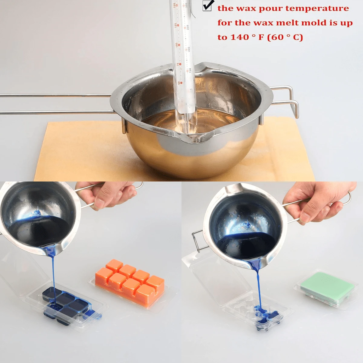 10pcs Wax Melt Mold, Wax Melt  - Candle Making Tips 评论和价格
