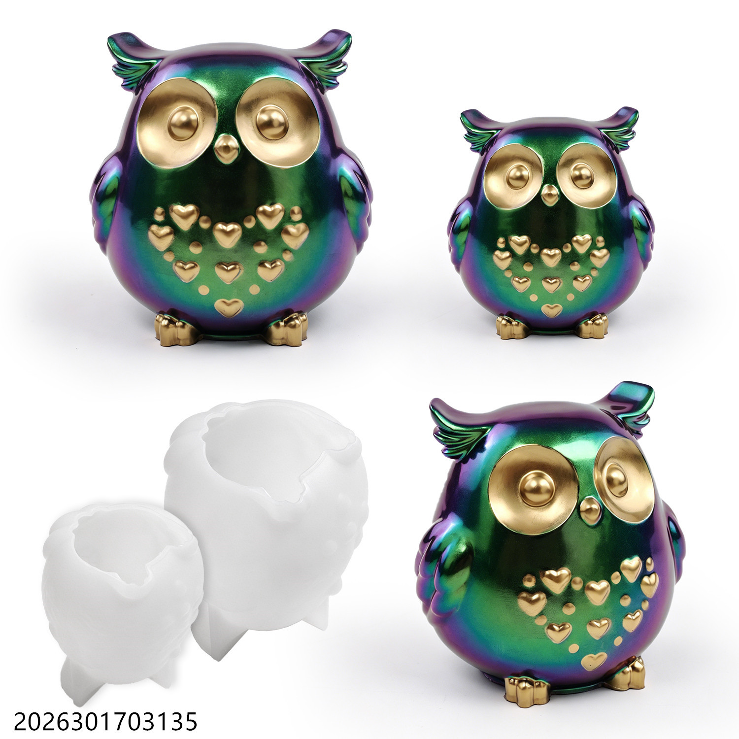 Owl Silicone Mold 3D Bird Shap - Candle Making Diy 评论和价格
