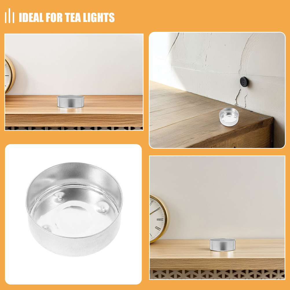 120Pcs Aluminum Holders for DI - Candle Making Diy 评论和价格