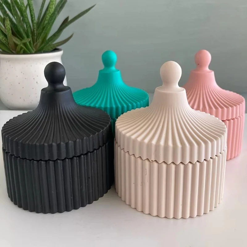 1 Set 2026 New model Silicone  - Candle Making Jars With Lids 评论和价格