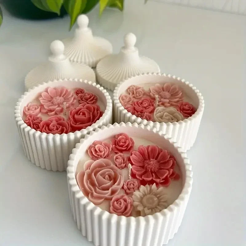 1 Set 2026 New model Silicone  - Candle Making Jars With Lids 评论和价格