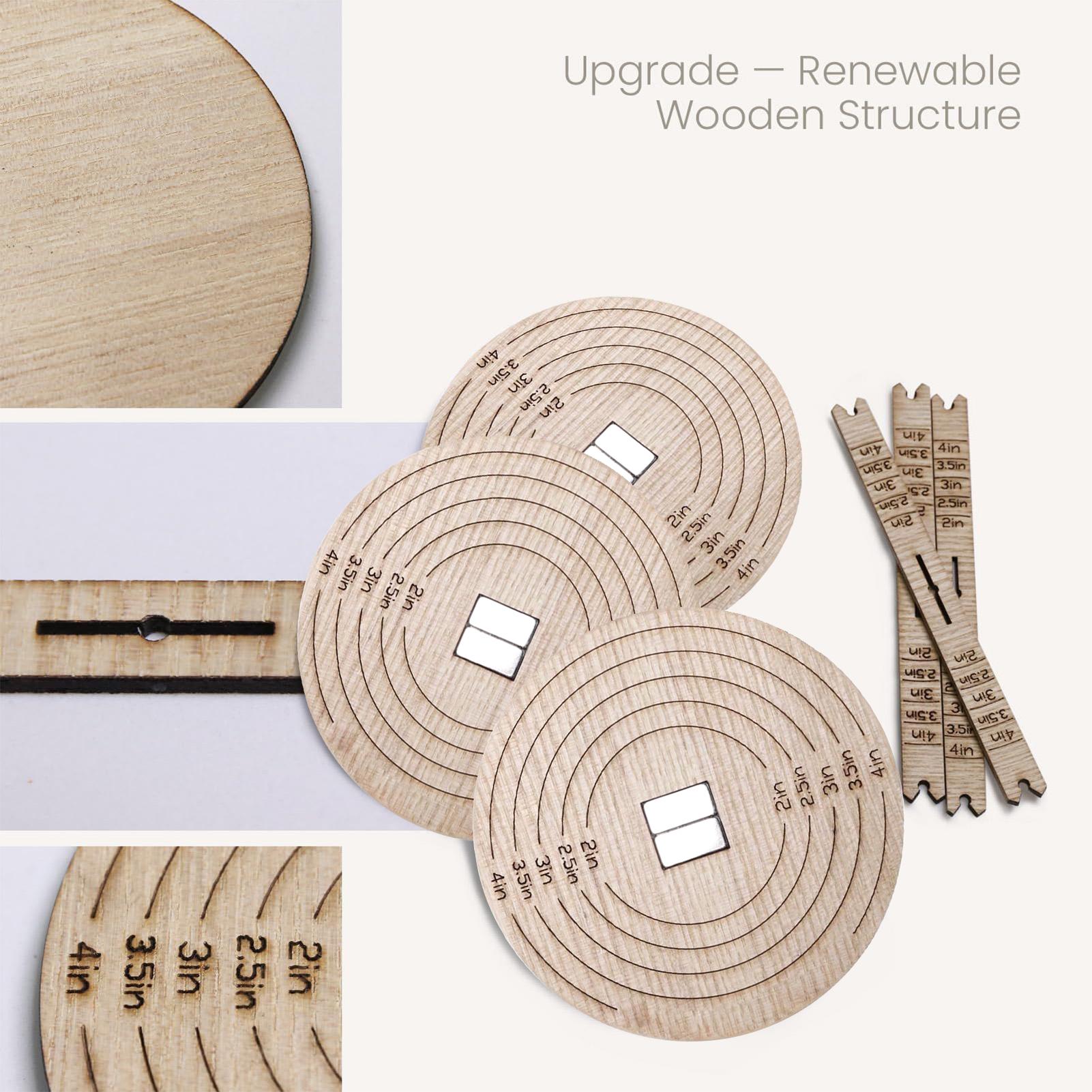 2Pcs Wick Centering Tool Woode - Candle Making Homewood 评论和价格