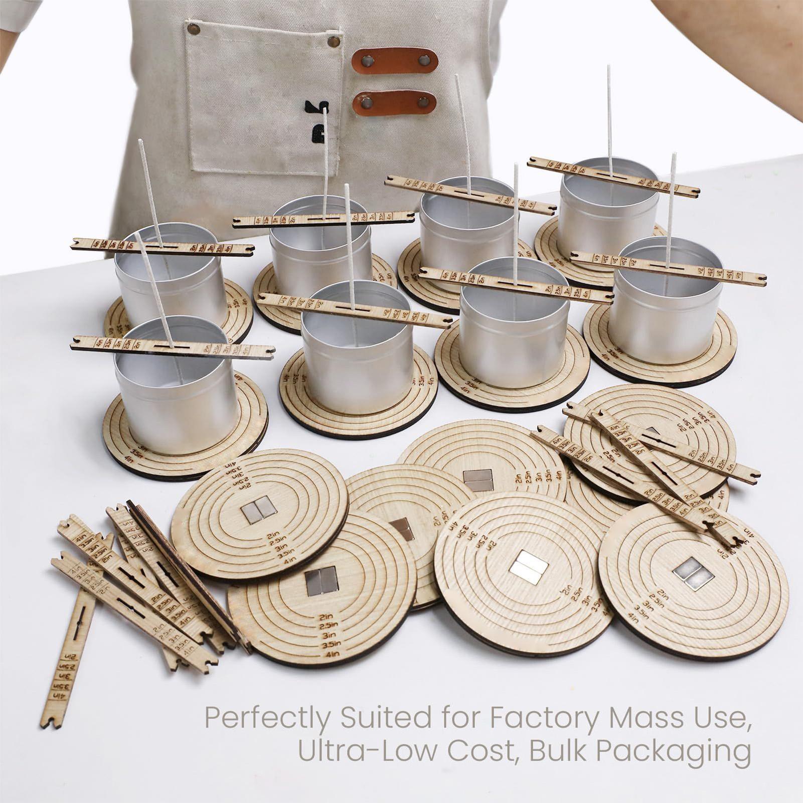 2Pcs Wick Centering Tool Woode - Candle Making Homewood 评论和价格