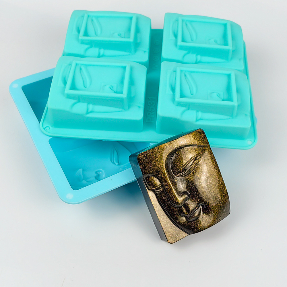 4 Holes Buddha Portrait Soap M - Candle Making Tips 评论和价格